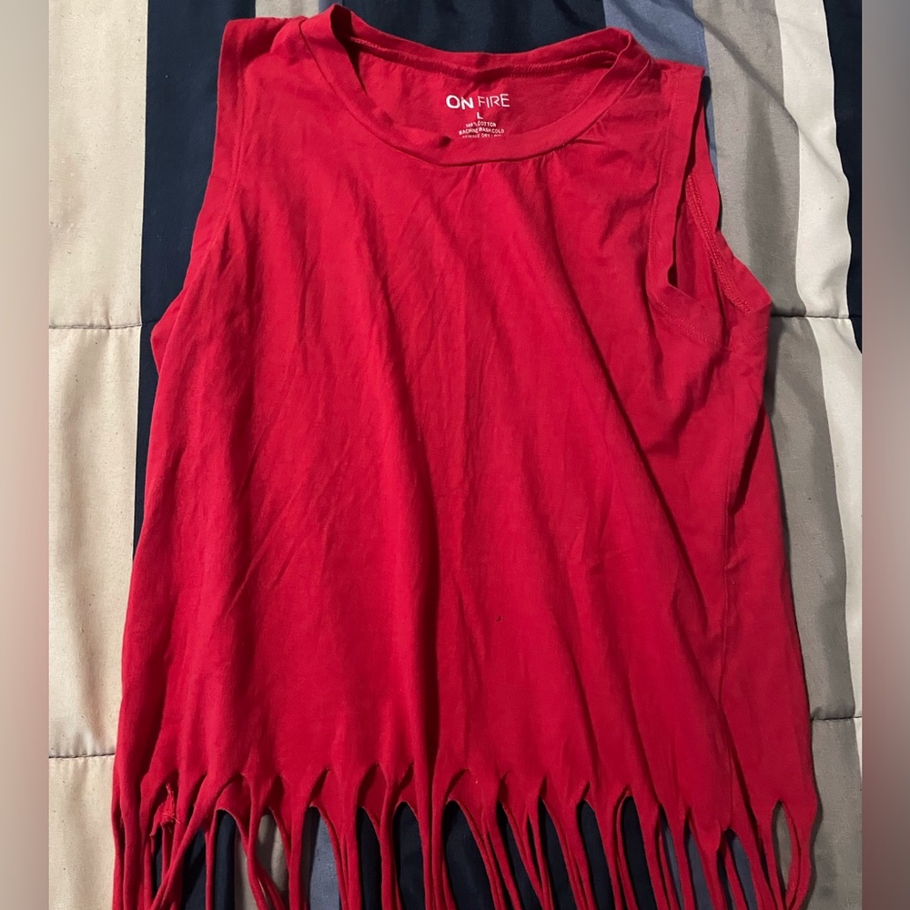 Boho red t-shirt